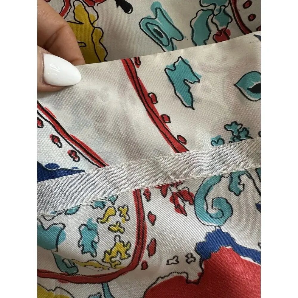 70’s Vintage Size 18 John Meyer Colorful Maxi Dress - Picture 4 of 13